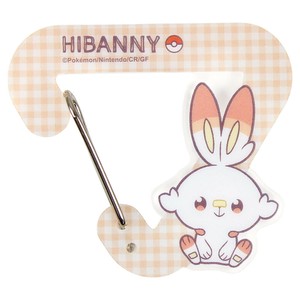 【4月入荷予定】【ティーズ】ポケピースダイカットアクリルカラビナホルダー　ヒバニー
