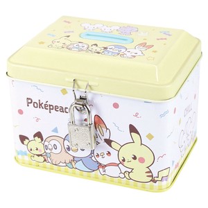 【ティーズ】ポケピースカギ付き缶バンク　整列