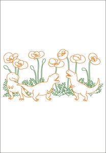 Fancy Paper Bag Dinosaur Petit