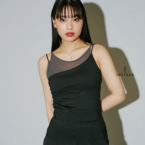 再入荷【予約販売6月中旬出荷】カップ付きスムースインナーキャミソール (カップ取り外し可能)