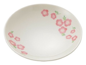 メラミン和食器 “桃花”　取皿 14cm MK-20A