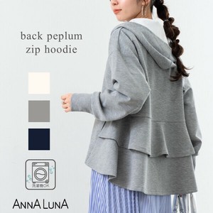 Hoodie Back Zip Hoodie Peplum