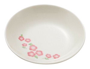メラミン和食器 “桃花”　丸皿 12cm MK-23