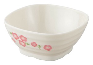 メラミン和食器 “桃花”　角小鉢 MK-50/角小鉢（小） MK-51