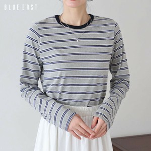 T-shirt Multi Border T-Shirt Cotton Cut-and-sew [2025 NEW]