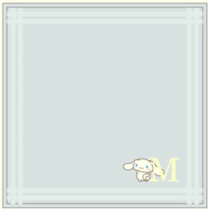Towel Handkerchief Sanrio Characters Cinnamoroll Clear