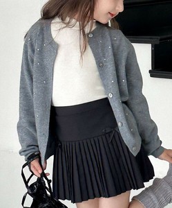 【aimoha-KIDS-】ビジューニットカーディガン 女の子 キッズ 子供 カーディガン ニット
