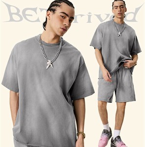 P20608 2025春秋新作  半袖 メンズ 男女通用  欧米風 カジュアル トップス Tシャツ