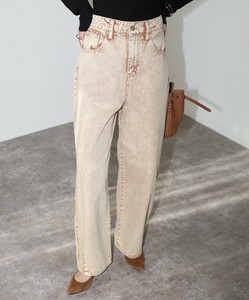 Full-Length Pant Curved Denim Pants Vintage