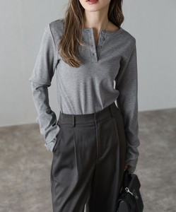 T-shirt Henry Neck Pullover Front/Rear 2-way