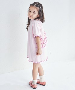 Kids' Casual Dress Ruffle Dress Back 100% Cotton