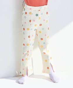 【しなやかストレッチ】裾スリット ストレッチ フレアパンツ