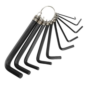 グリップ付き 六角レンチセット 10本組 サイズ1.5-10mm