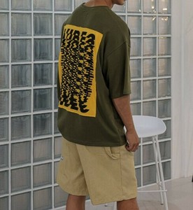 【2025春夏新作】バックパッチオーバーサイズTシャツ