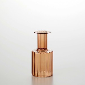 Felice Stripe Vase-S Umber