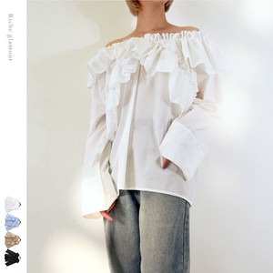 Button Shirt/Blouse 2-way Off-The-Shoulder [2025 NEW]