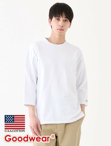 【2025春夏新作】USAコットン無地7分袖Tシャツ