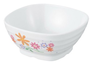 メラミン和食器“花束(ブーケ)”　角小鉢 BU-50/角小鉢 小 BU-51