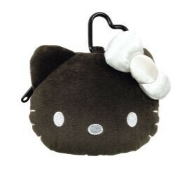 Key Ring Hello Kitty Mascot Sanrio Characters Monochrome