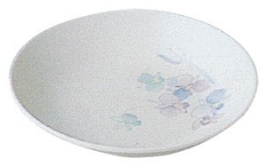 メラミン和食器“すみれ”　丸皿 12cm VO-23