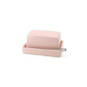 ZERO JAPAN　バターディッシュ　バターナイフ付　BYK-12　ピンク