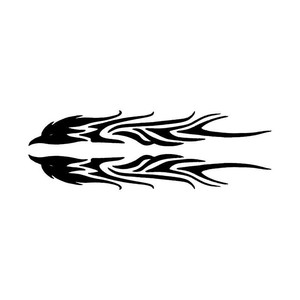 東洋マーク製作所　バイク・カーステッカー　TATTOO　2765