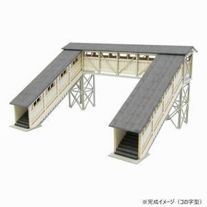 みにちゅあーと・プチ S=1/220 跨線橋 MP01-100
