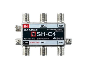 4分岐器 BL型(CATV・VU・BS・CS 3224MHz対応) SH-C4