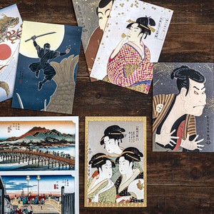 Postcard Foil-stamped Postcard KANONE Series Made in Japan
