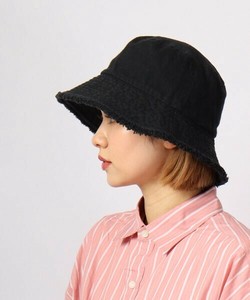 【25年春夏】デニム風のフリンジバケットハットです。
