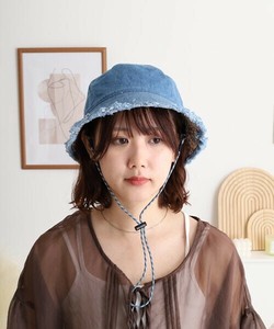 【25年春夏】リバーシブル仕様のフリンジバケットハットです。