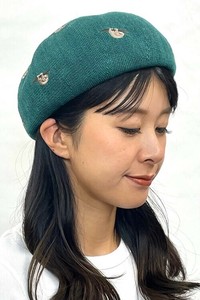 【25年春夏】【新作】毎シーズン好評のアニマル刺繍ベレー帽です♪
