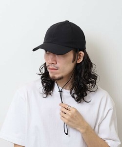 【25年春夏】【新作】防水生地を使用したあご紐付きベースボールキャップです！