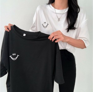 【2025春夏新作】シンプルスマイルTシャツ