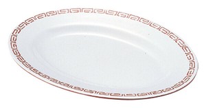 メラミン中華食器　中華小判皿 　“瑞祥”CA-24・CA-23/青磁（リム型）CS-24・CS-23