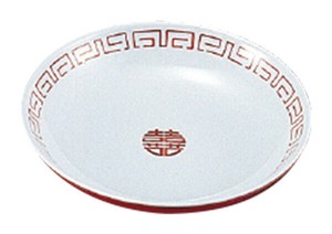 メラミン中華食器　中華小皿 “瑞祥”囍模様 CA-41/青磁 CS-41