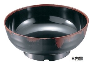 メラミン和食器  長次郎窯　丼 AN-69
