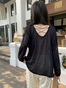 シースルードルマントップス/バッククロスストラップ