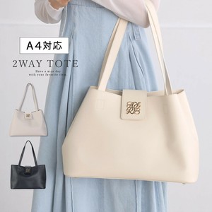 Tote Bag 2Way Synthetic Leather