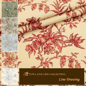 Cotton Line Red Drawing 5-colors