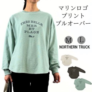 2025春夏マリン ロゴプリント入り プルオーバー Tシャツ ロゴTシャツ 長袖 カットソー ロンT nt-nace5070