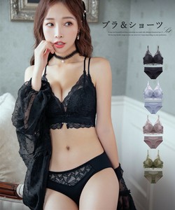 国内即納 ノンワイヤーブラジャーショーツセット韓国