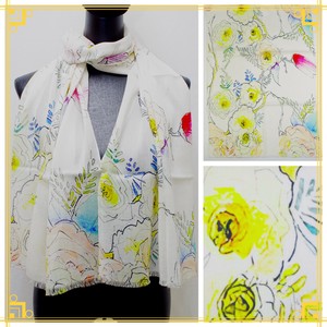 Stole Design Flower Print Floral Pattern European [S/S NEW]