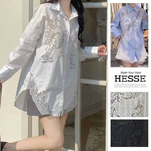 Button Shirt/Blouse Shirtwaist 4-colors