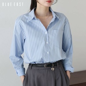 Button Shirt/Blouse Colored Stripe Sheer [2025 NEW]
