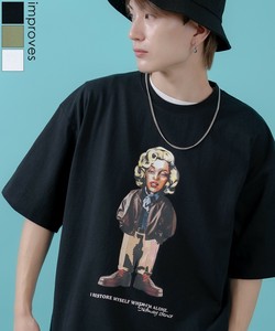 【SIDEWAYSTANCE】オールドウーマン半袖Tシャツ