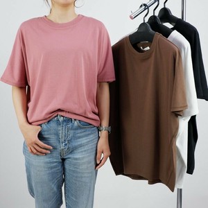 1枚で様になるドルマンTシャツ 4色  無地 Tシャツ ビッグTシャツ ドルマン カットソー レディース