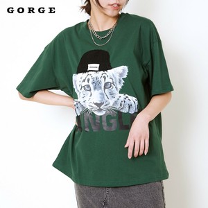ニット帽付きトラTシャツ