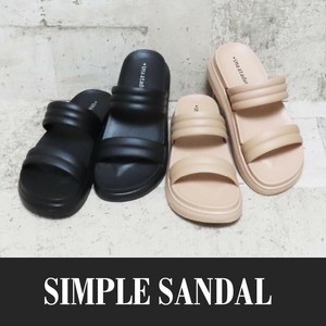 新作 軽量 厚底 スポーツ サンダル  S M L LL ブラック ベージュ 靴 履物