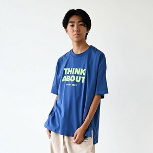 T-shirt Back Print T-Shirt Big Tee Casual S/S